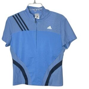 Adidas Blue Two Layer Athletic Top. Size Medium.